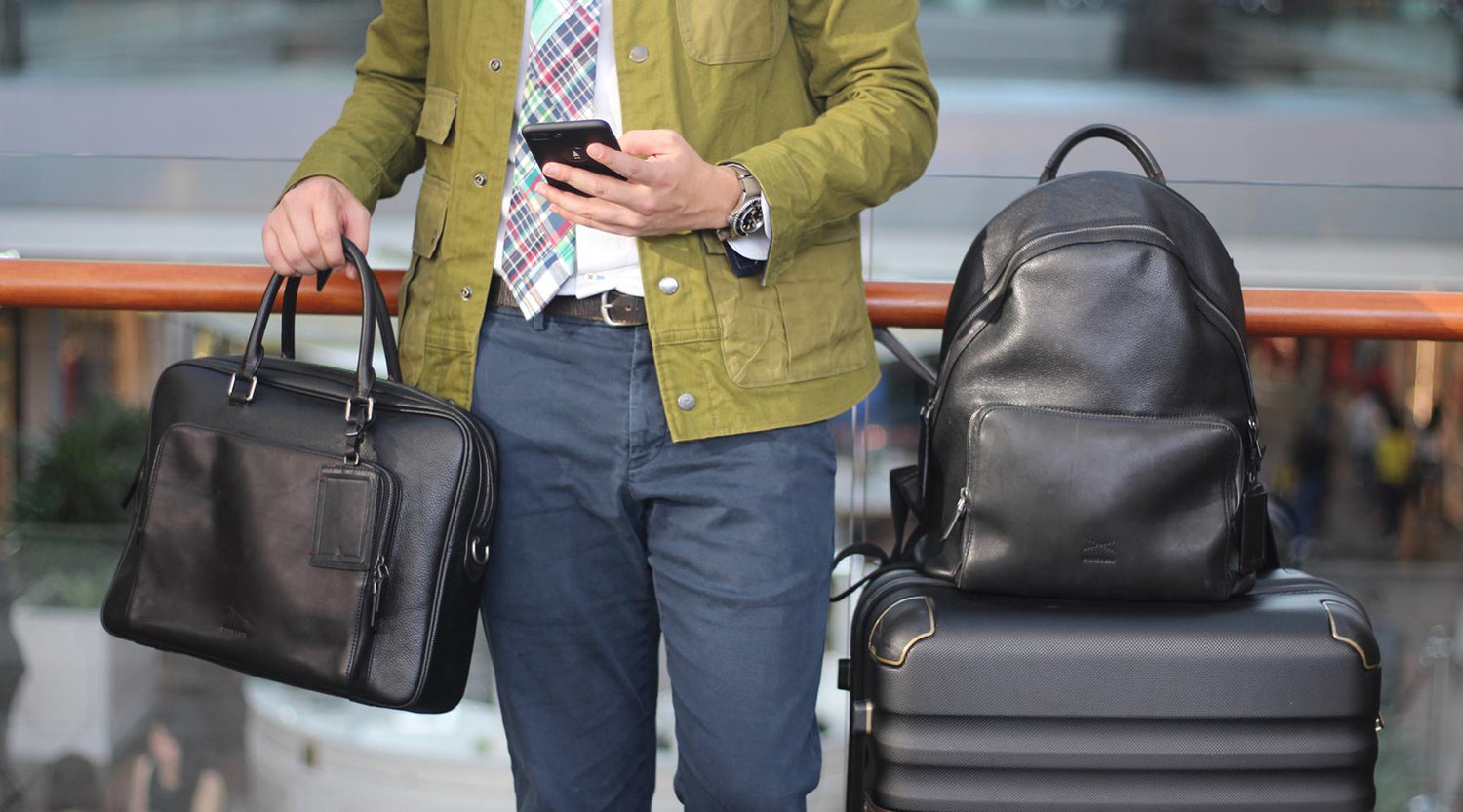 Head Back to Work in Style with These Elegant Men’s Leather Bags