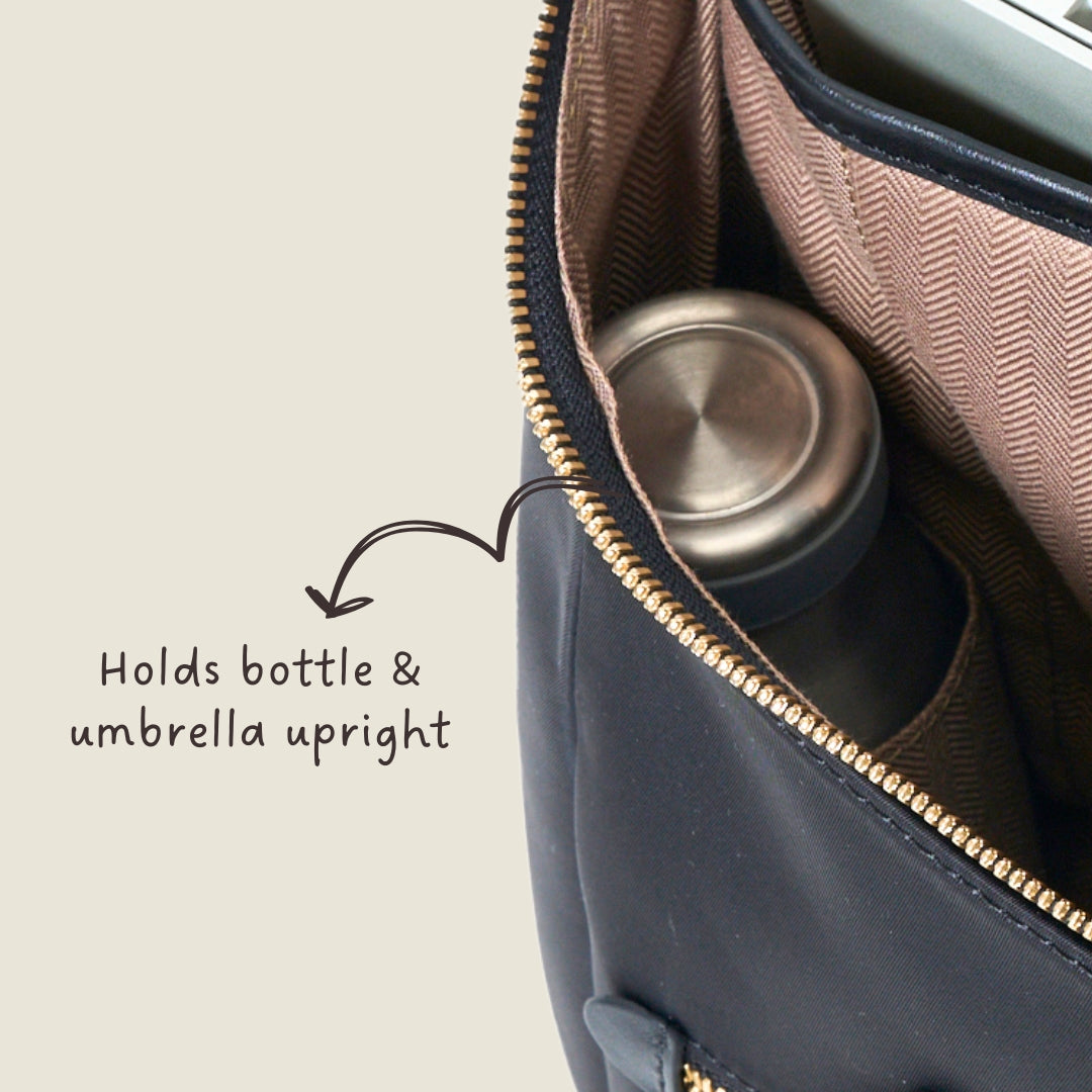 Dryna 14" Laptop Backpack (Nylon Leather)