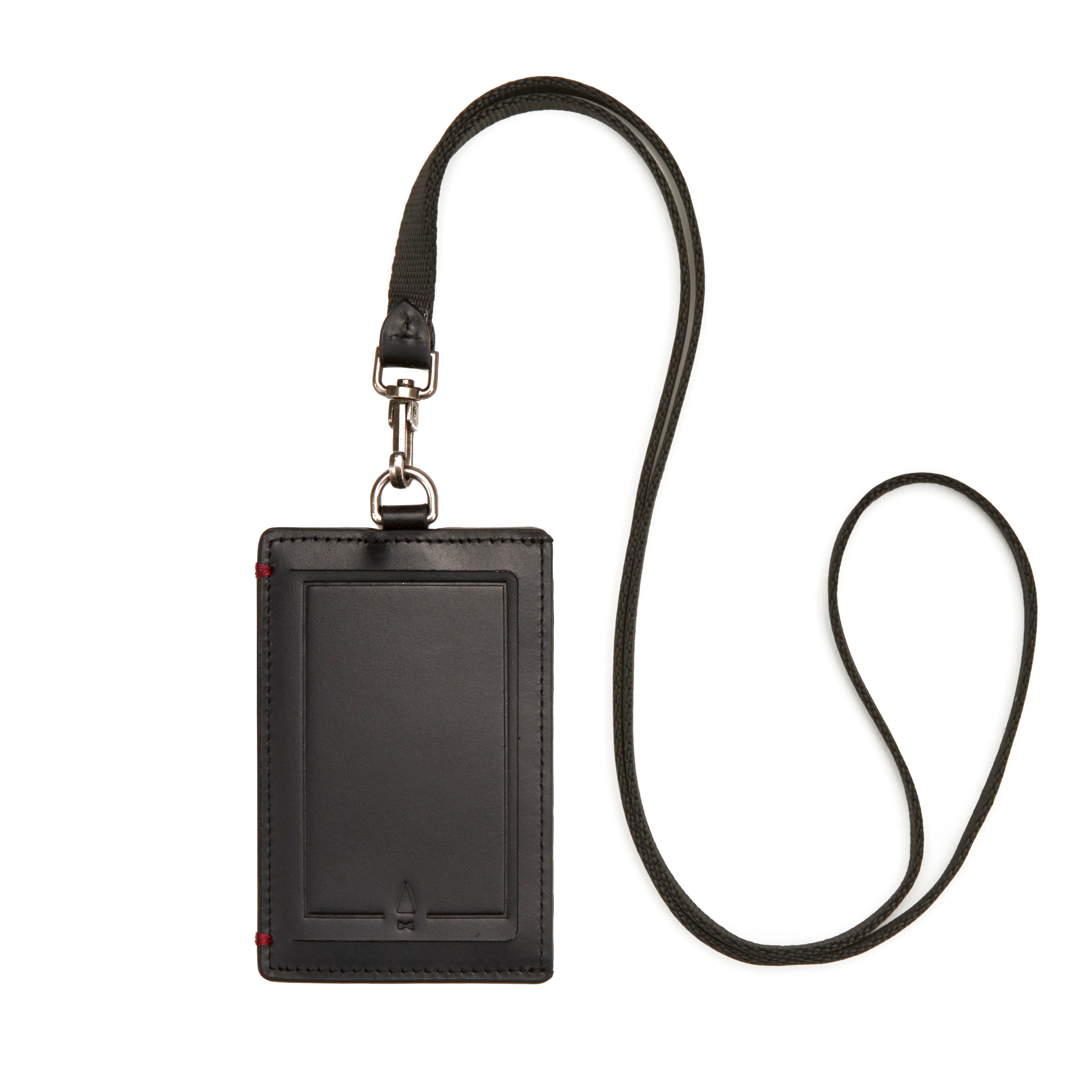 Book ID Card Holder Lanyard (Wax Leather)