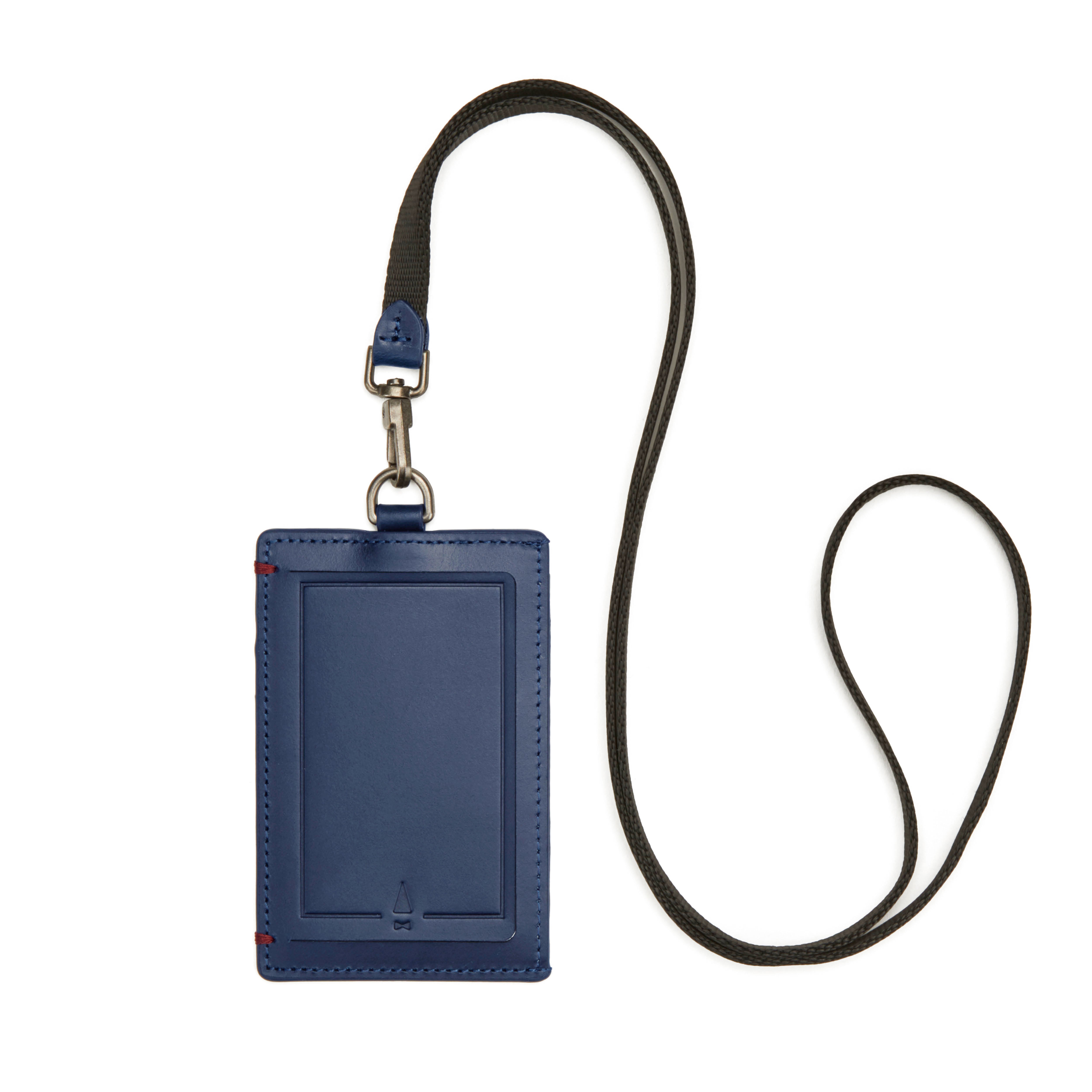 Book ID Card Holder Lanyard (Wax Leather)
