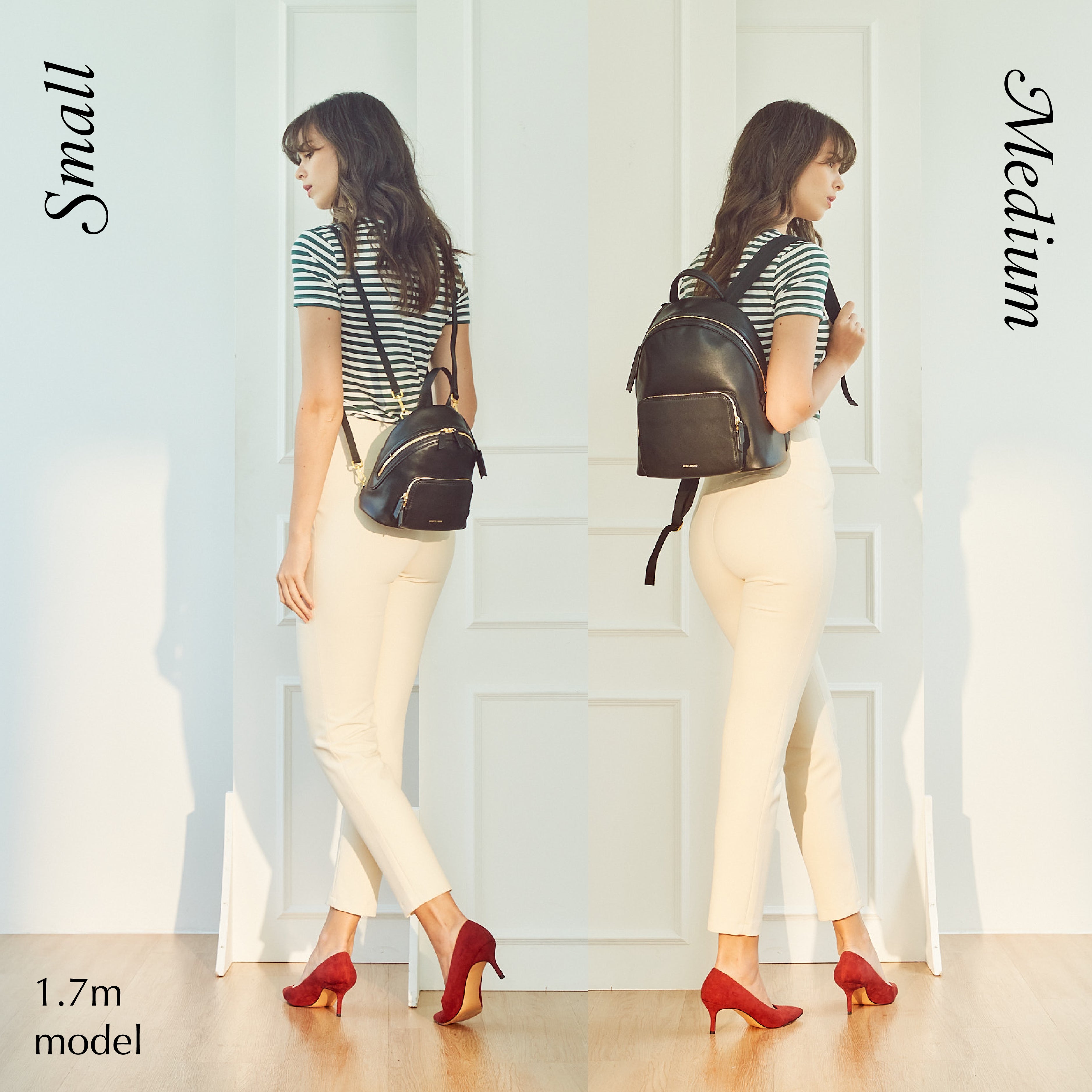 Athos Small iPad Mini Convertible Crossbody Backpack (Leather)