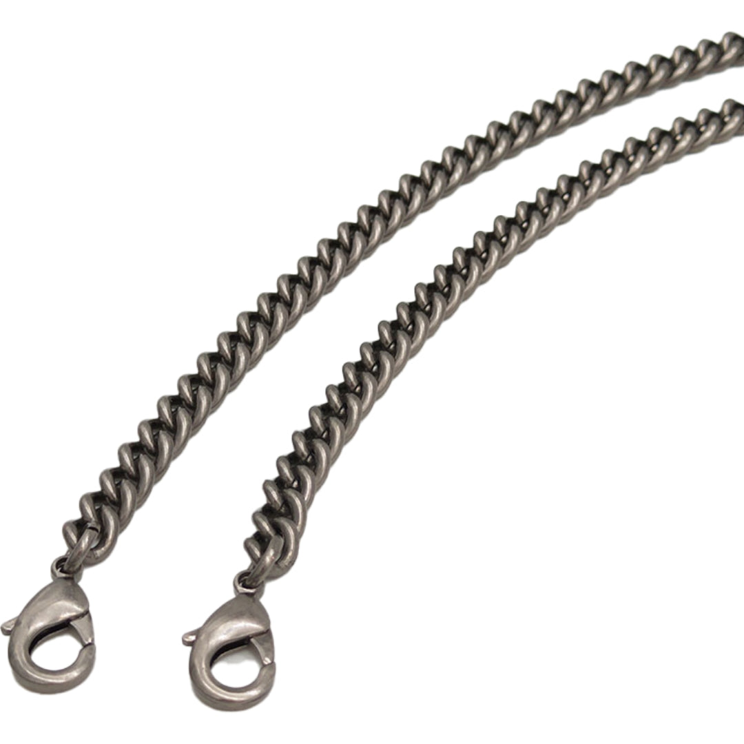 Curb Chain 6mm Bag Strap (Antique Silver)