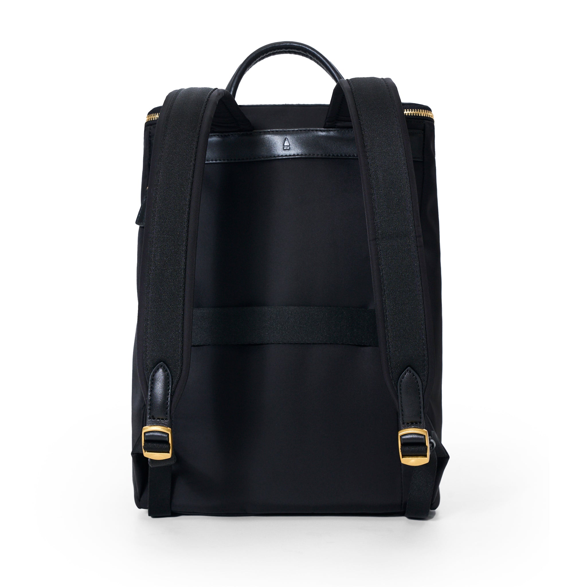 Dryna 14" Laptop Backpack (Nylon Leather) Black