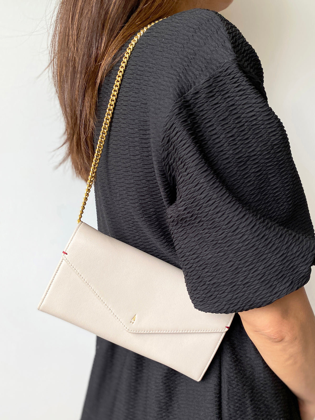 Oval Chain Bag Strap (Gold)