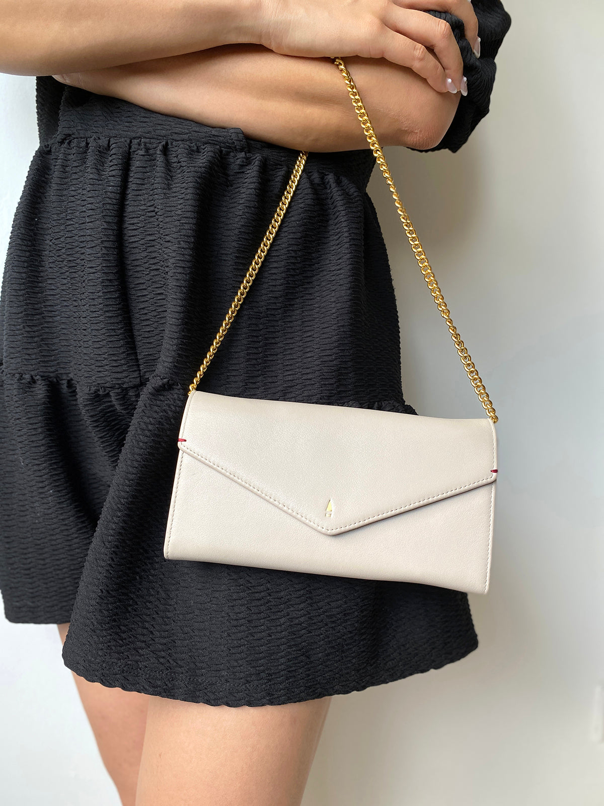 Oval Chain Bag Strap (Gold)