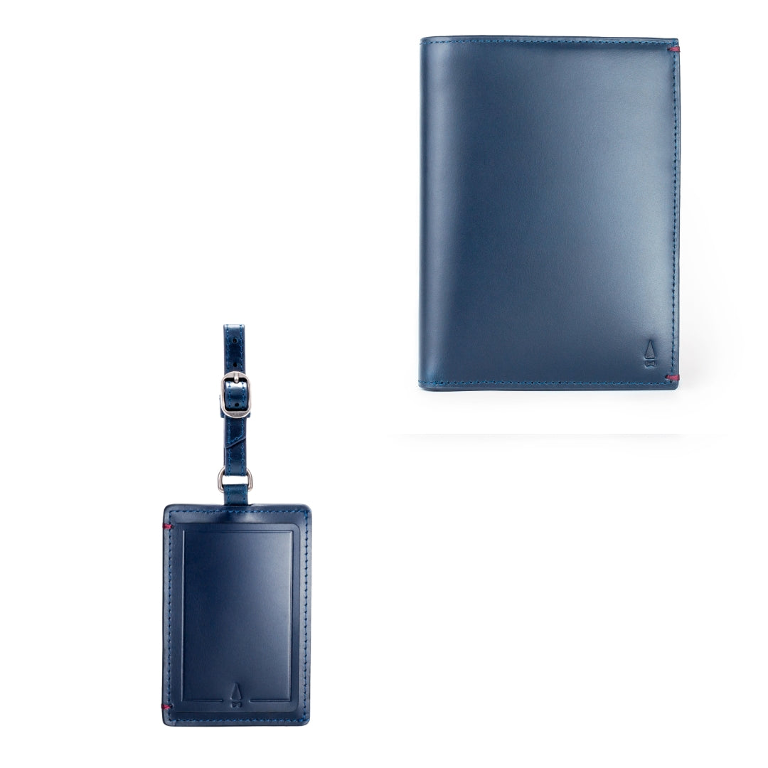 Globetrotter Set (Passport Wallet + Luggage Tag)