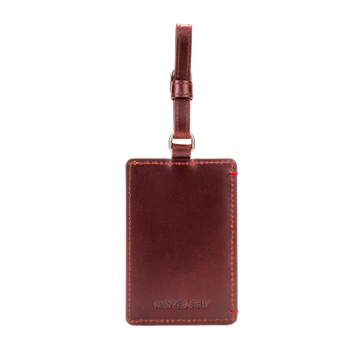 Book Travel Luggage Tag (Wax Leather)