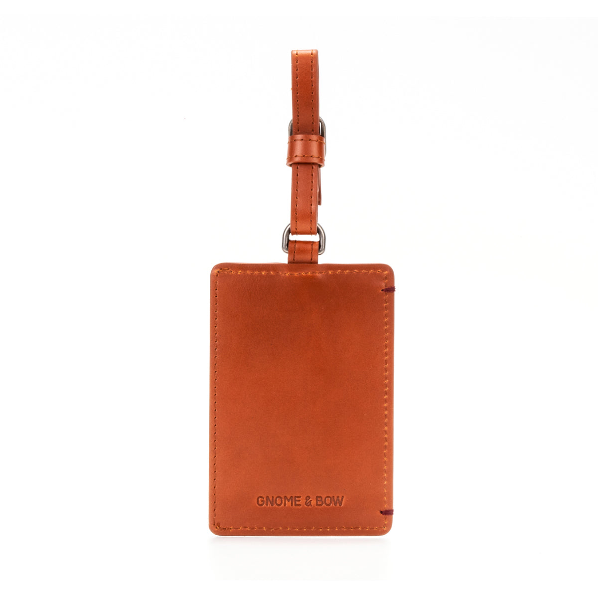 Book Travel Luggage Tag (Wax Leather)