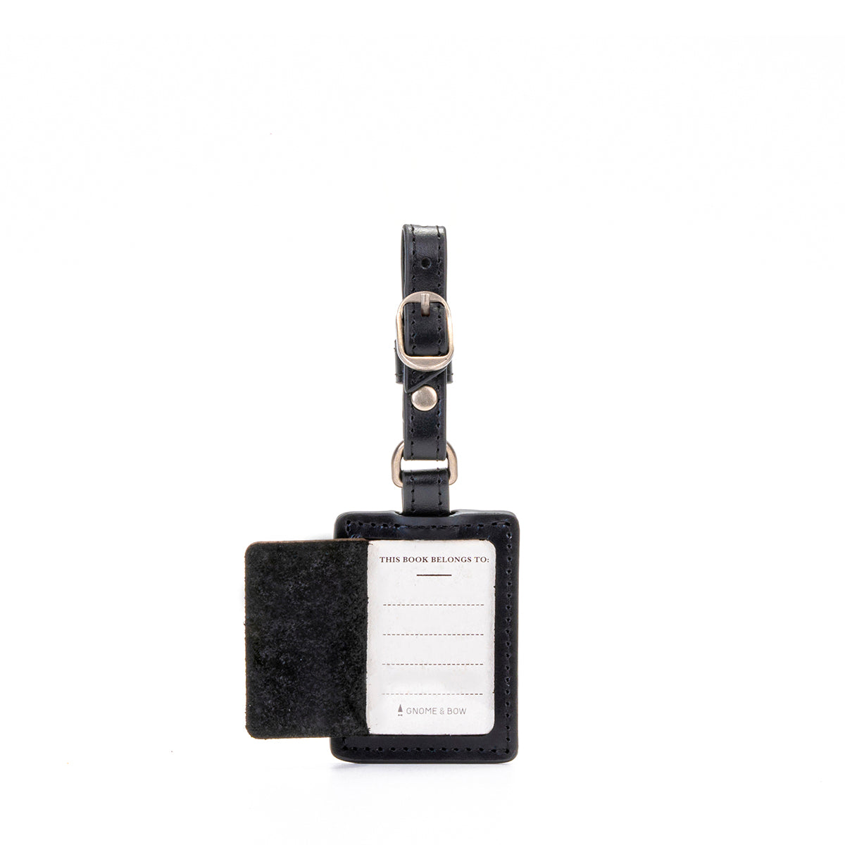 Book Mini Travel Luggage Tag (Wax Leather)