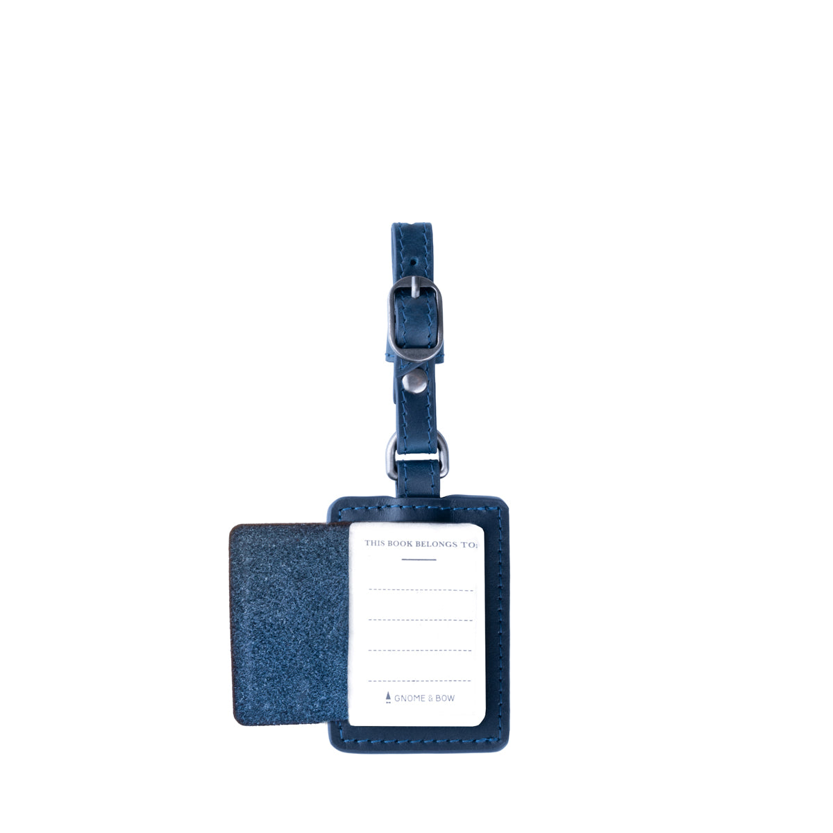 Book Mini Travel Luggage Tag (Wax Leather)
