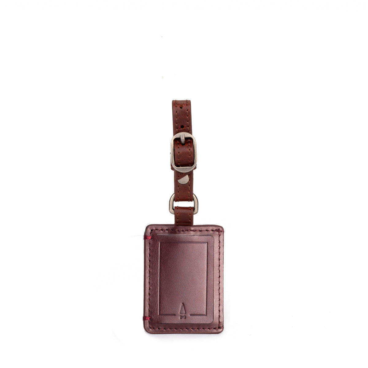 Book Mini Travel Luggage Tag (Wax Leather)
