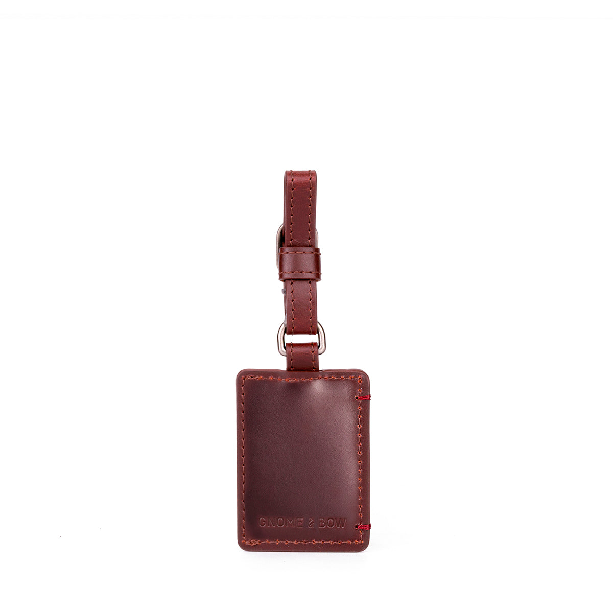 Book Mini Travel Luggage Tag (Wax Leather)