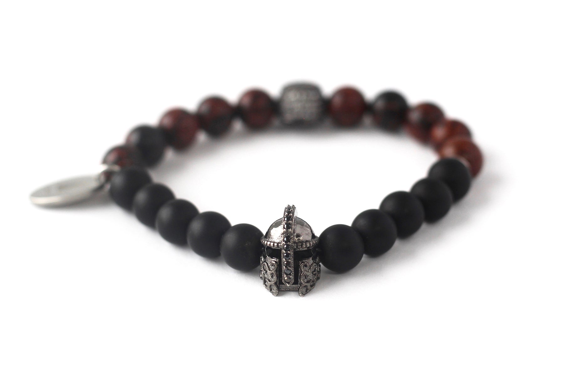 Jekyll & Hyde Spartan Skull Beads Bracelet