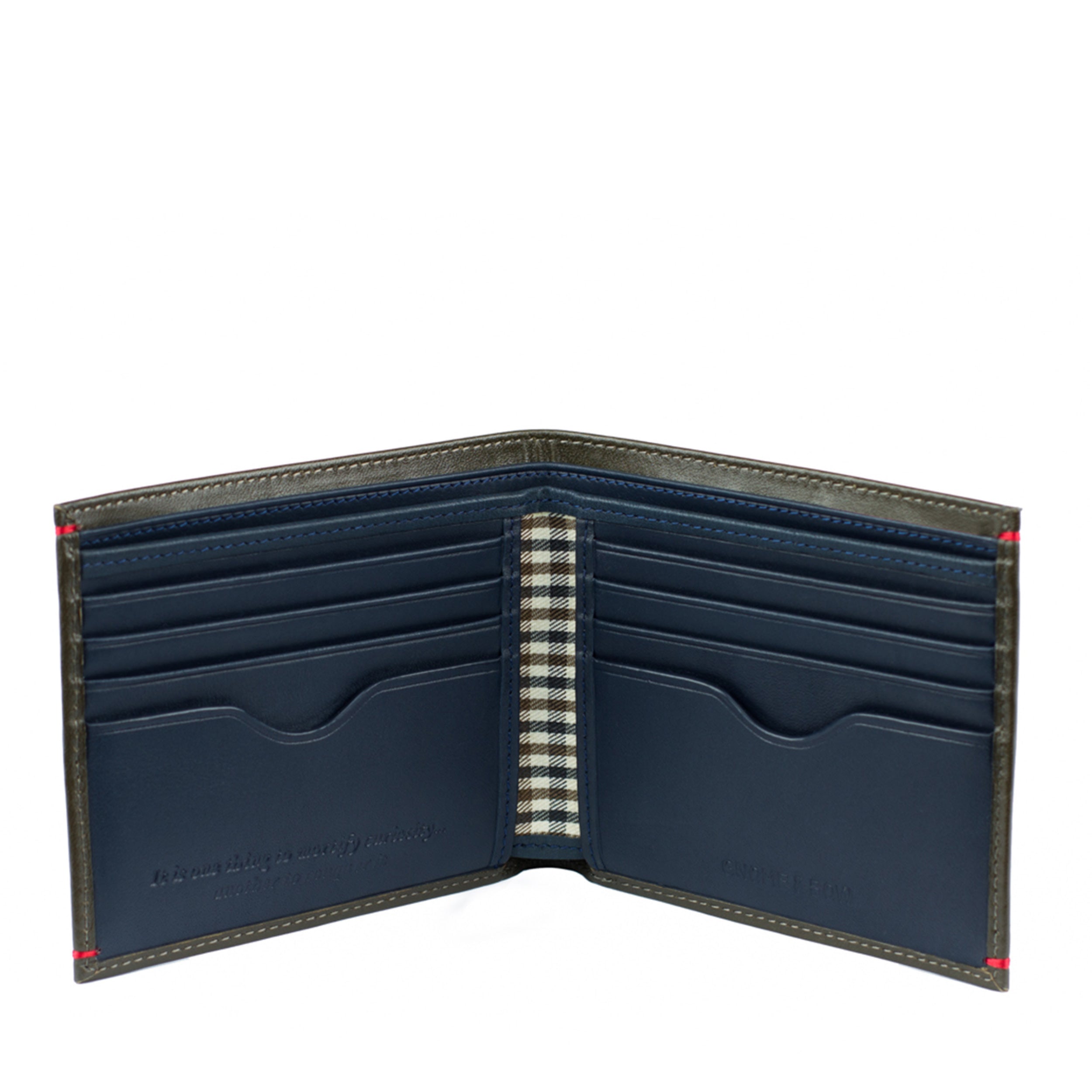Jekyll & Hyde 2-Tone Cash Bifold Wallet (USA Nappa Leather)
