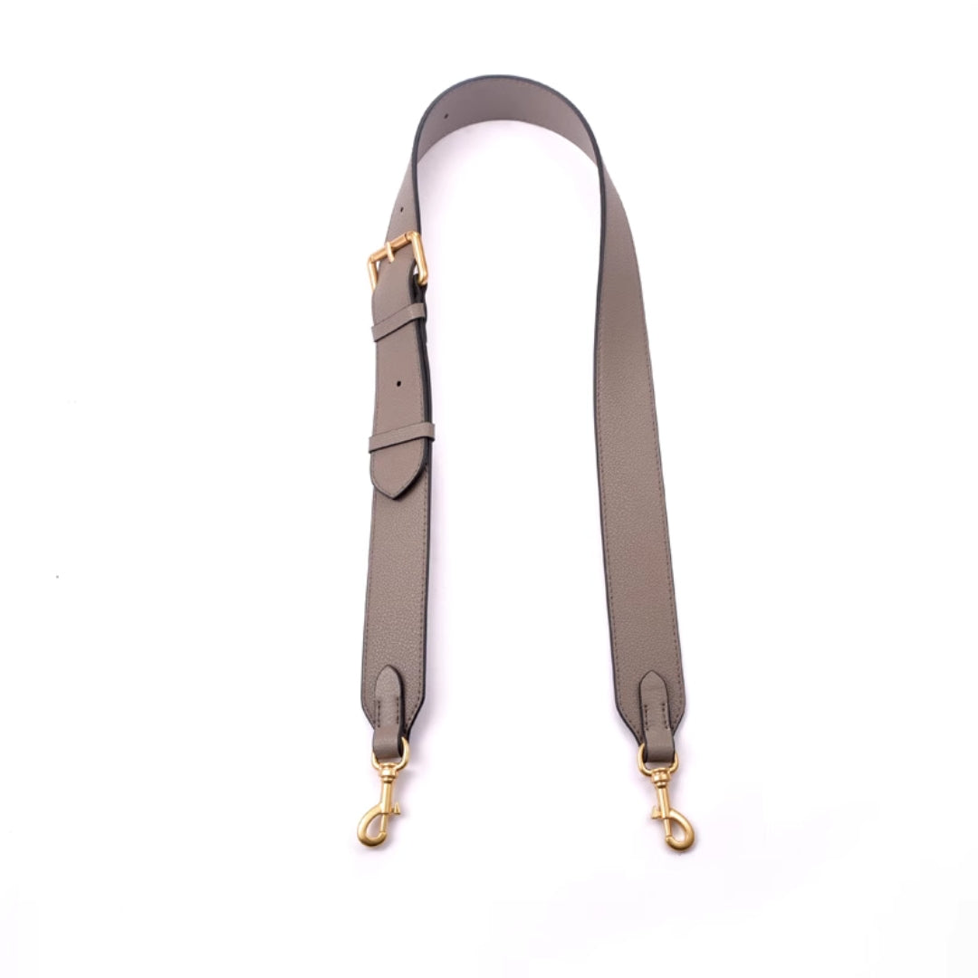 Leather Belt Buckle 1.5 Inch Bag Strap (Gold Hardware)