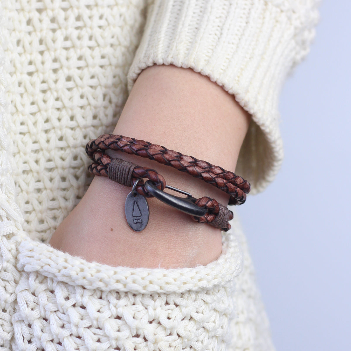 Ralph Braided Bracelet (Italian Vintage Leather)