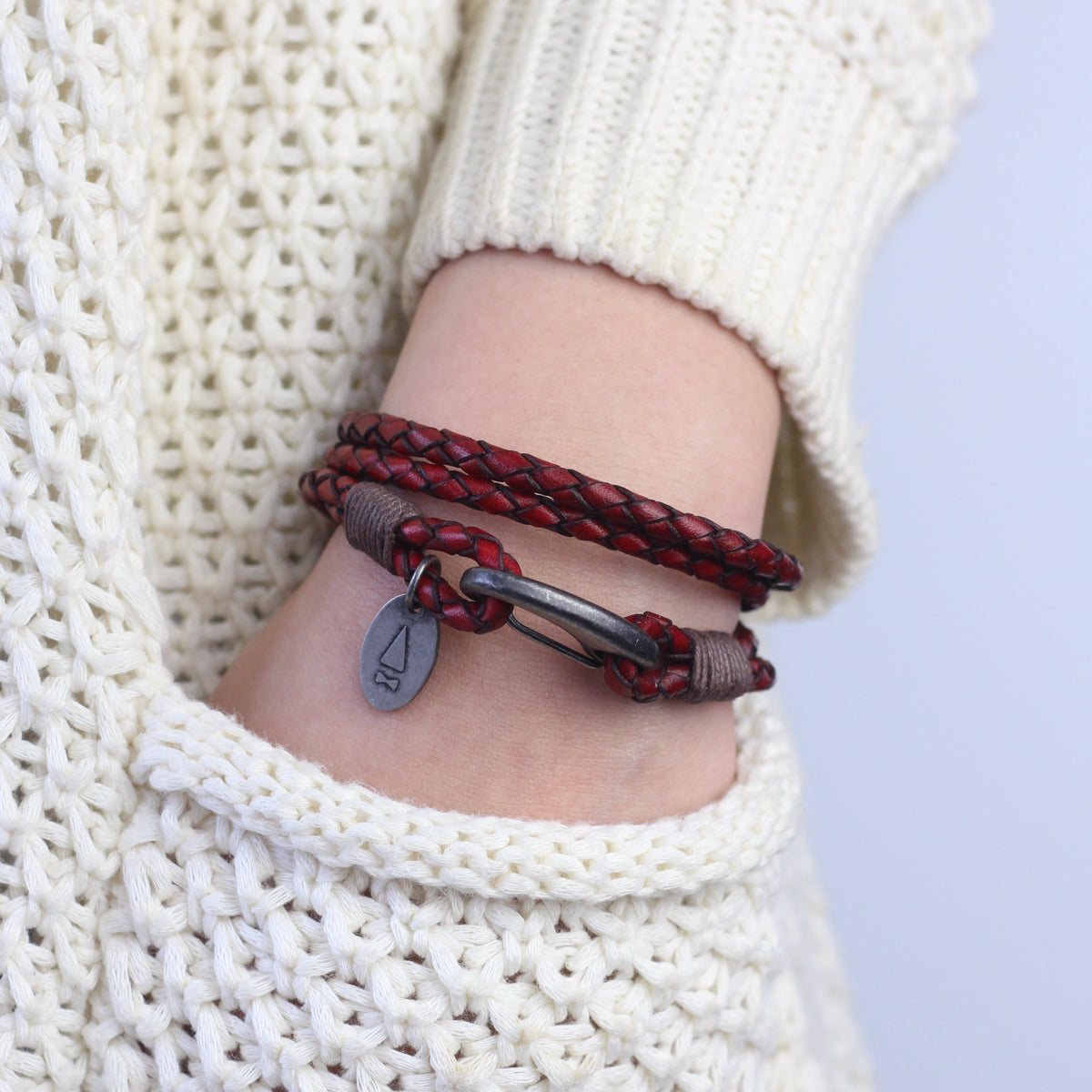 Ralph Braided Bracelet (Italian Vintage Leather)