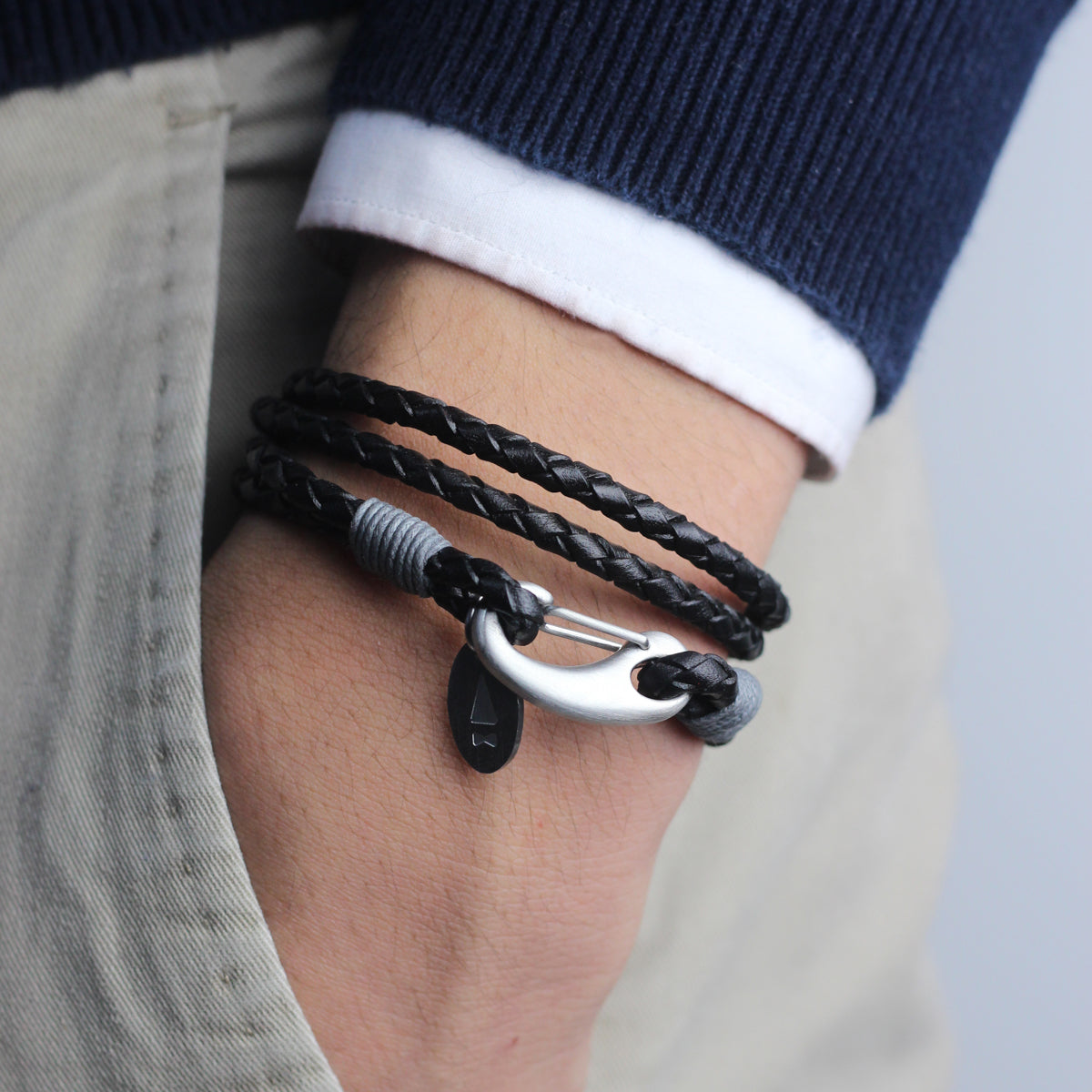 Ralph Braided Bracelet (Italian Leather)
