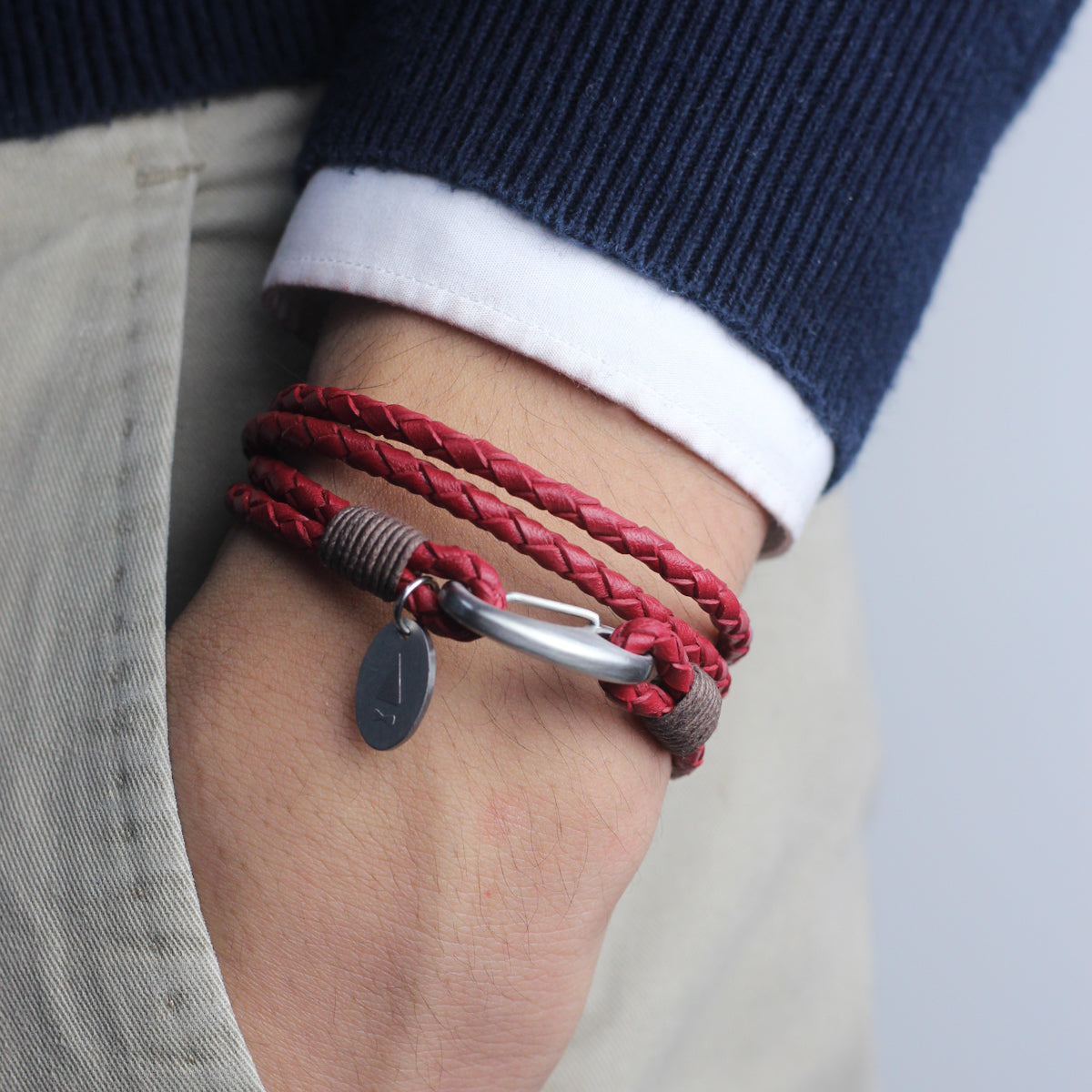 Ralph Braided Bracelet (Italian Leather)