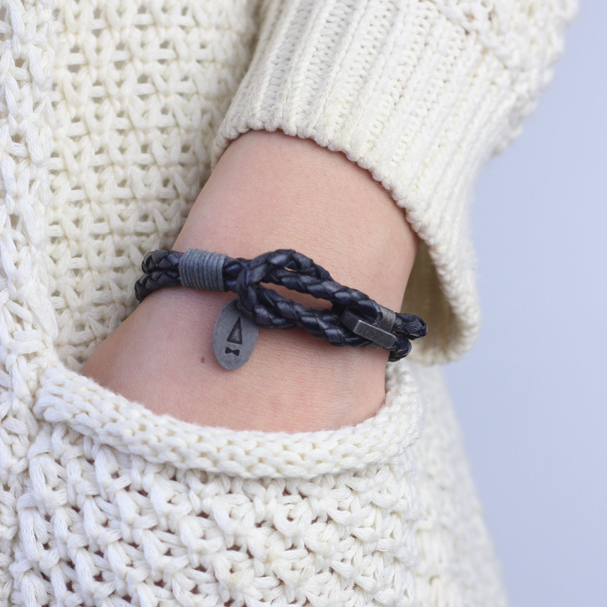 Smith Braided Bracelet (Italian Vintage Leather)
