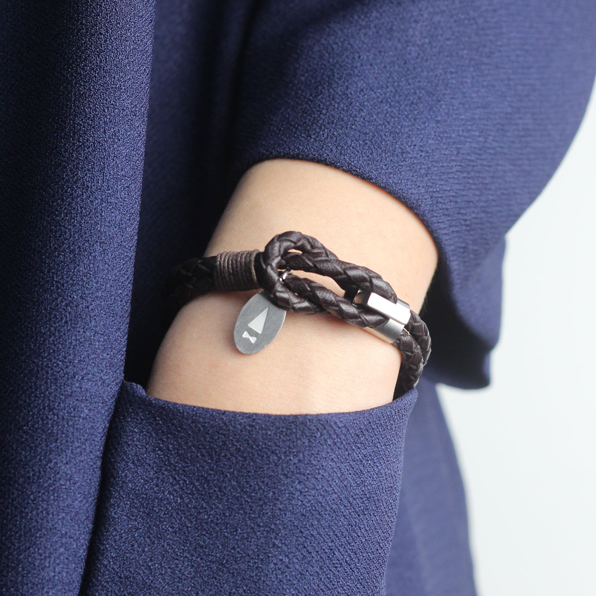 Smith Braided Bracelet (Italian Leather)