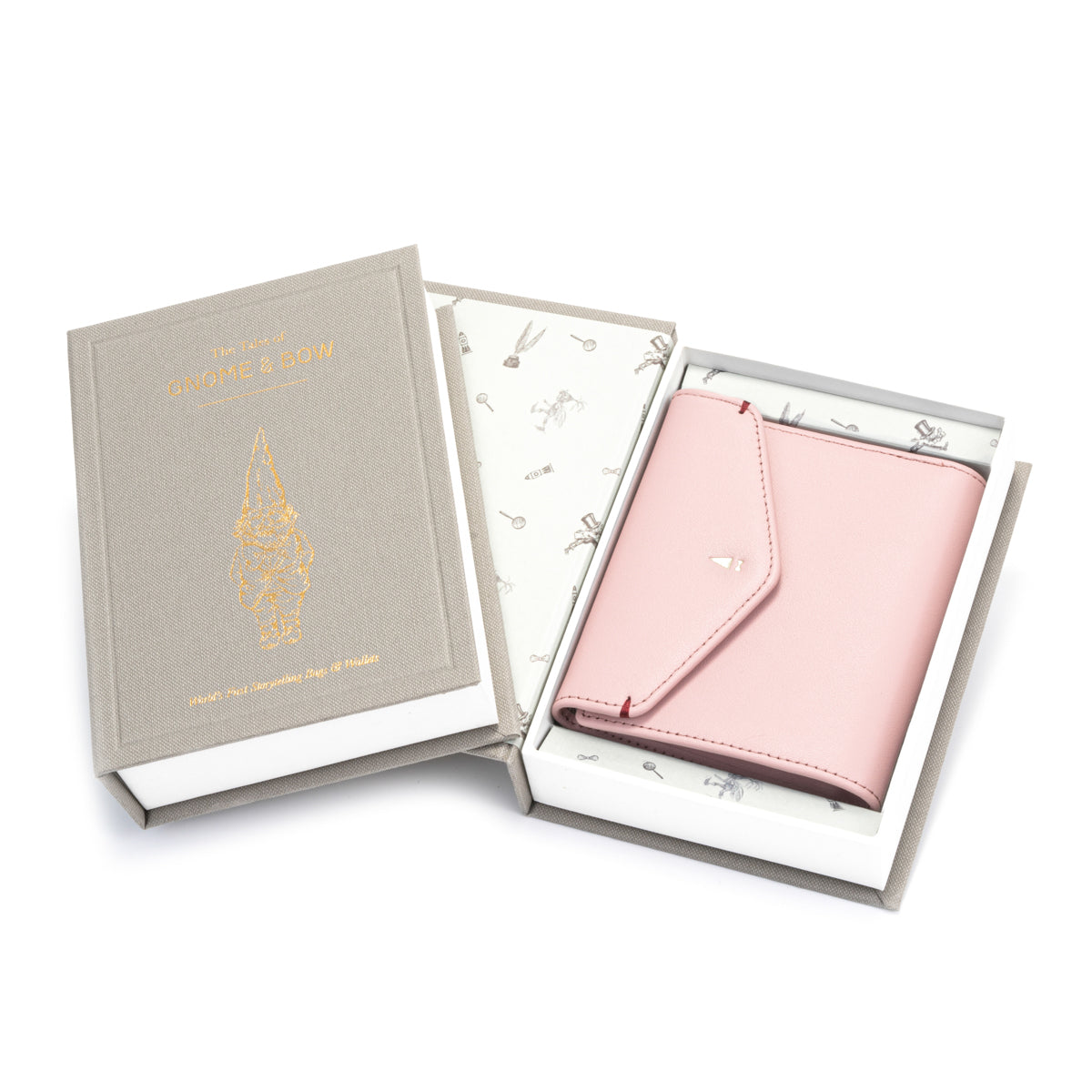 Envelope Flap Coin Small Bifold Wallet (Nappa Leather | RFID)