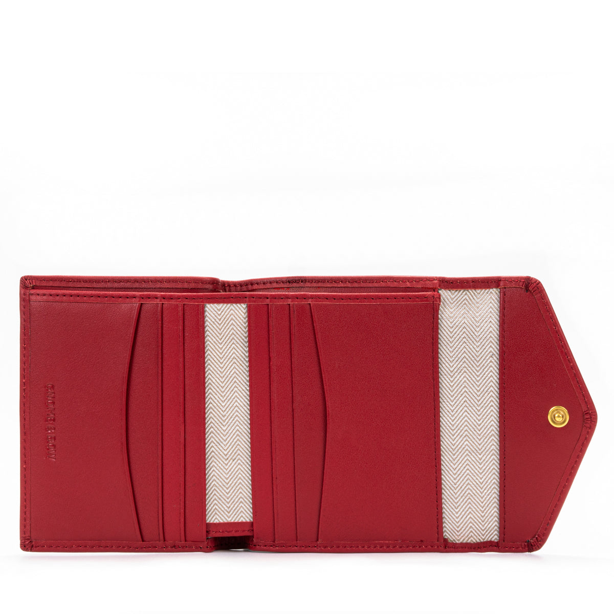 Envelope Flap Coin Small Bifold Wallet (Nappa Leather | RFID)