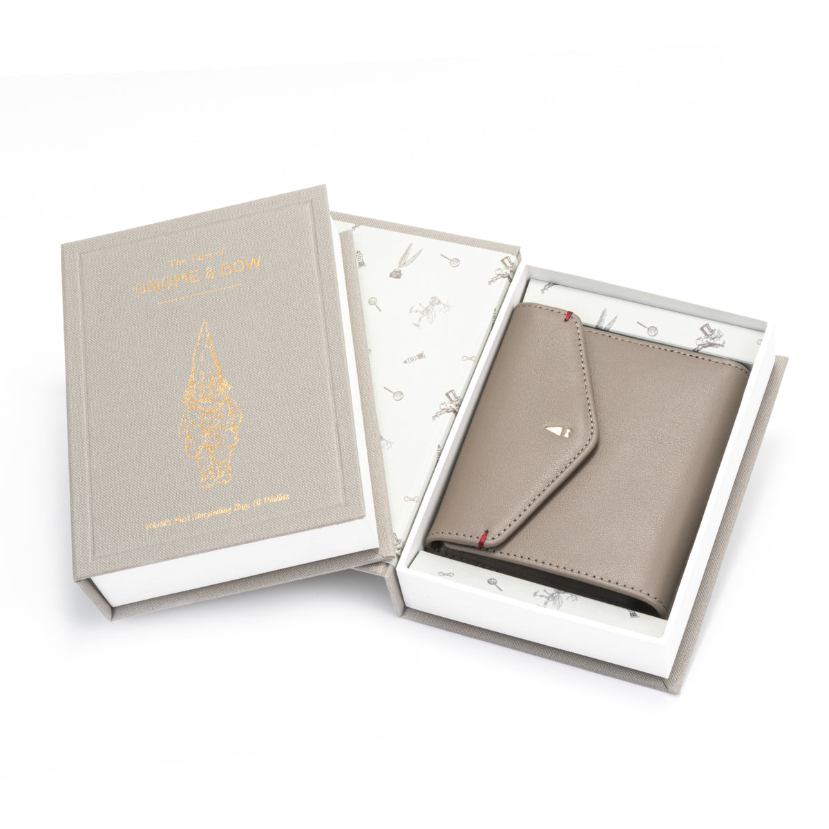 Envelope Flap Coin Small Bifold Wallet (Nappa Leather | RFID)