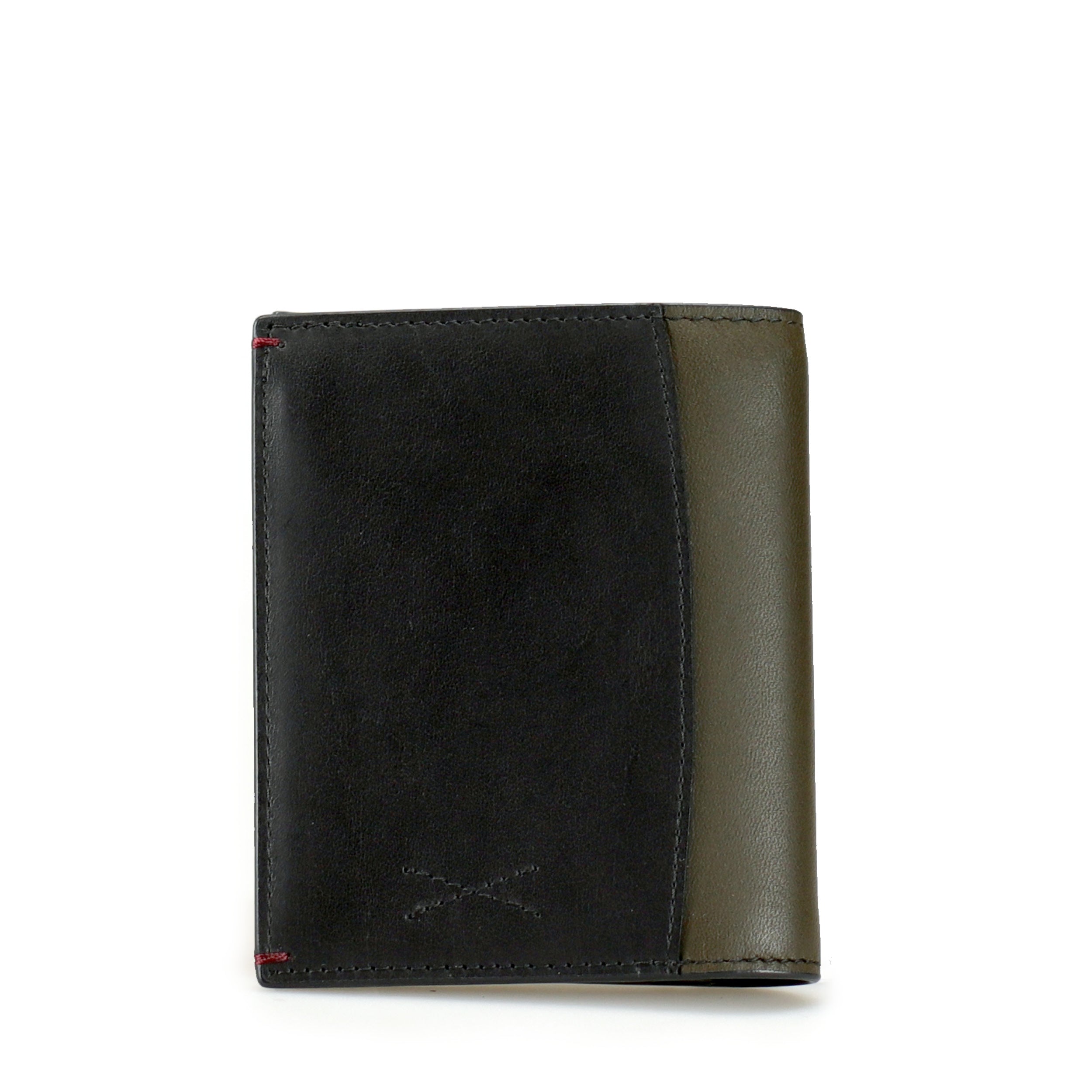 Musketeer 2-Tone Small Coin Slot Bifold Wallet (USA Leather)