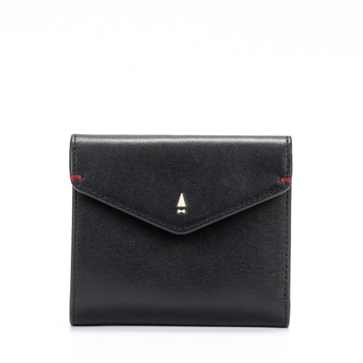 Envelope Flap Coin Small Bifold Wallet (Nappa Leather | RFID)