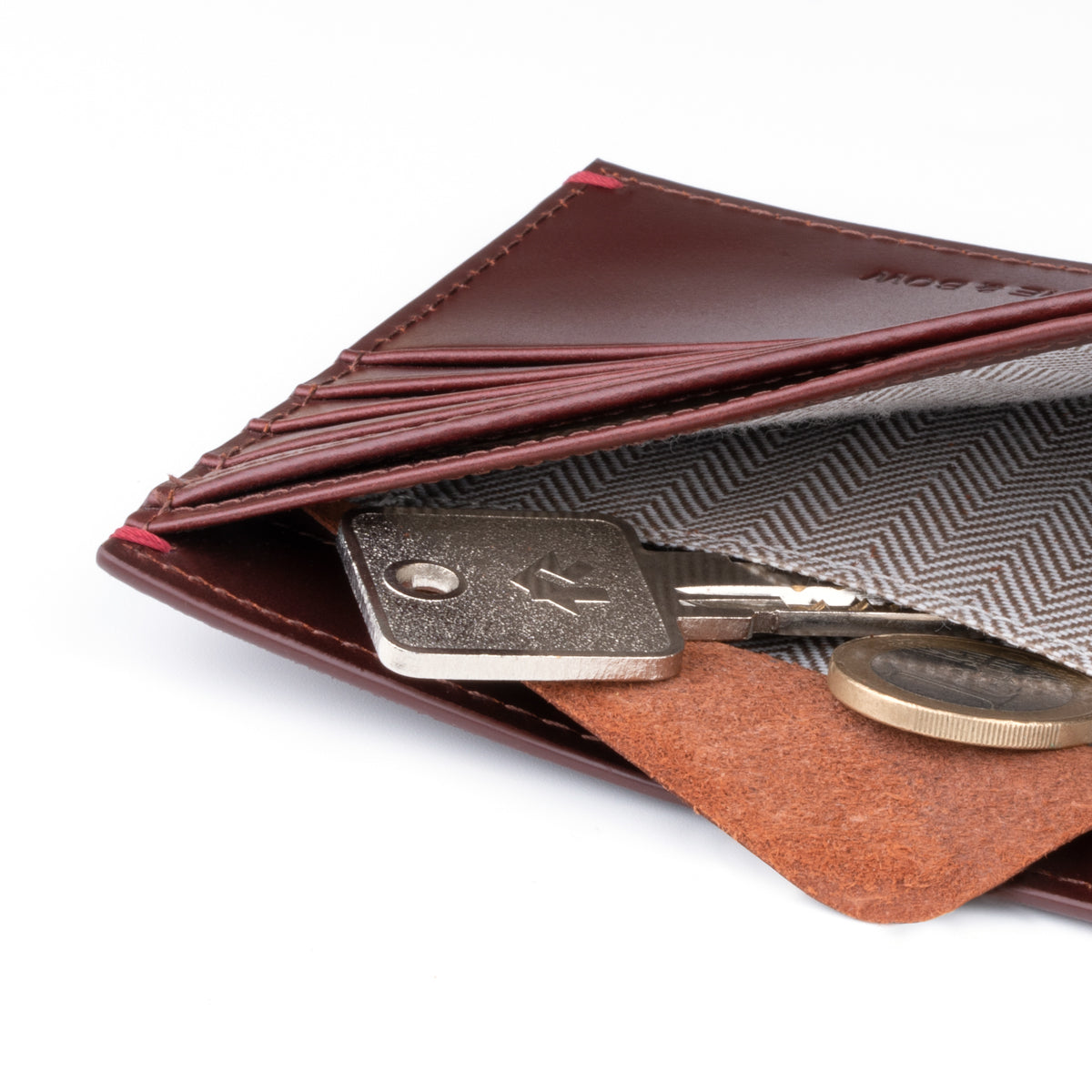 Gulliver Coin Slot Small Bifold Wallet (Wax Leather | RFID)