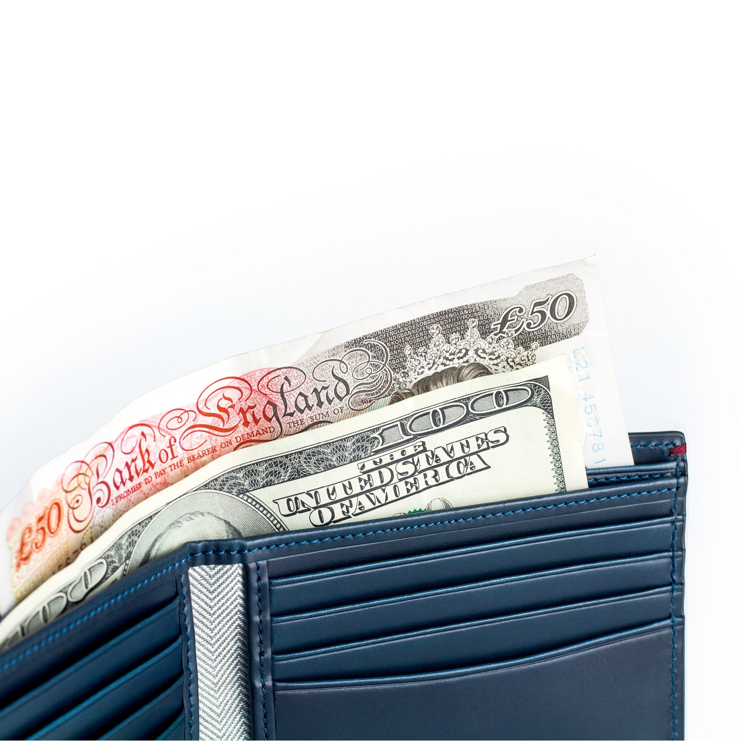 Gulliver Coin Slot Bifold Wallet (Wax Leather | RFID)