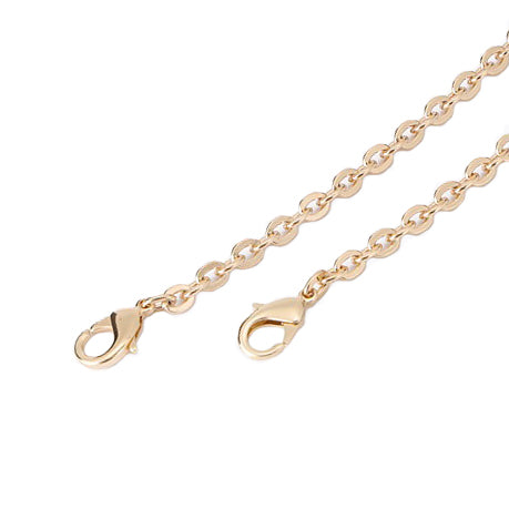 Oval Chain Bag Strap (Gold)