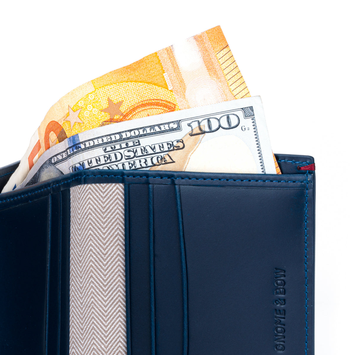 Gulliver Coin Slot Small Bifold Wallet (Wax Leather | RFID)