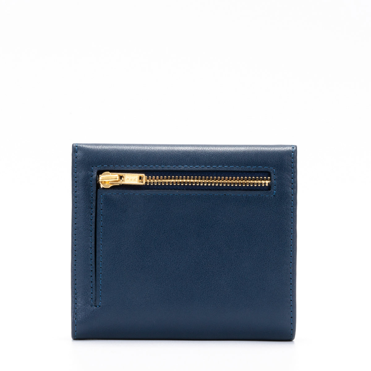 Envelope Flap Coin Small Bifold Wallet (Nappa Leather | RFID)