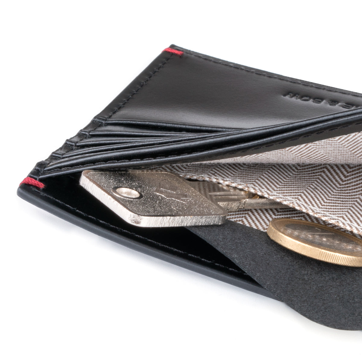 Gulliver Coin Slot Small Bifold Wallet (Wax Leather | RFID)