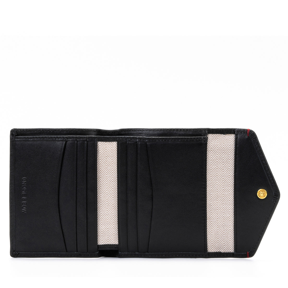 Envelope Flap Coin Small Bifold Wallet (Nappa Leather | RFID)