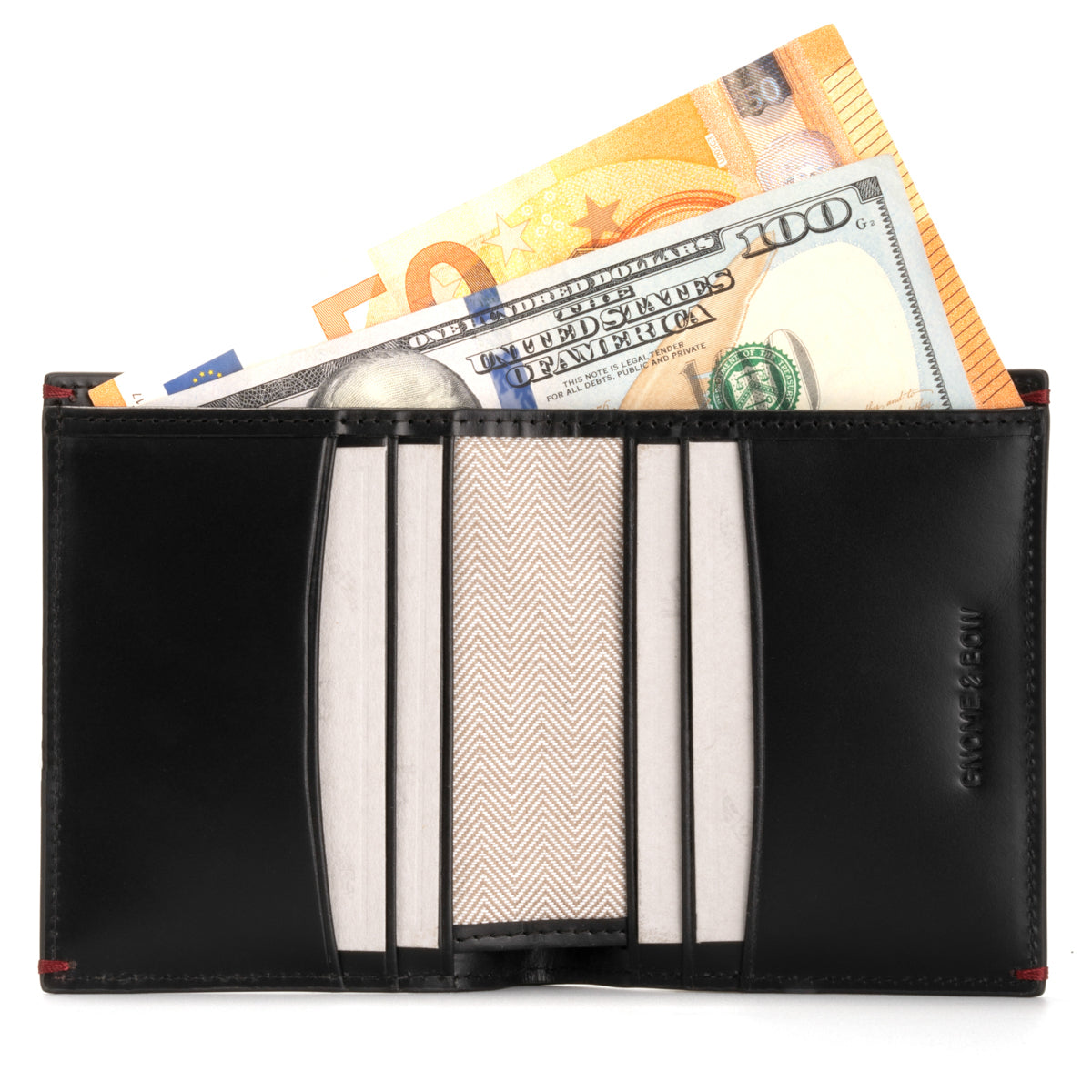 Gulliver Coin Slot Small Bifold Wallet (Wax Leather | RFID)