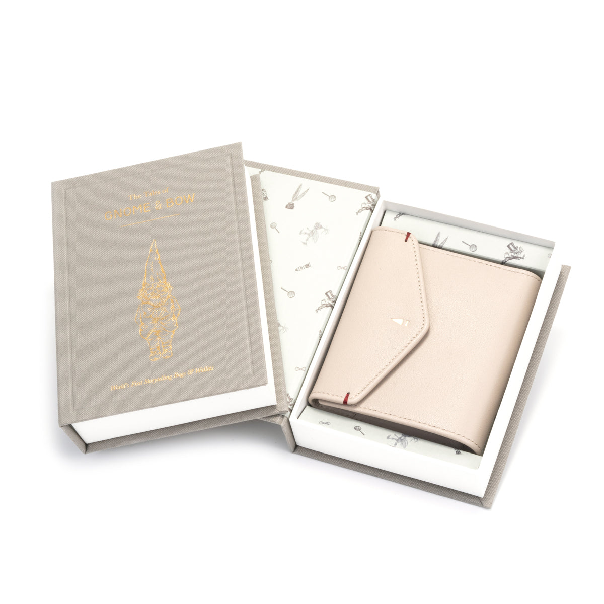 Envelope Flap Coin Small Bifold Wallet (Nappa Leather | RFID)
