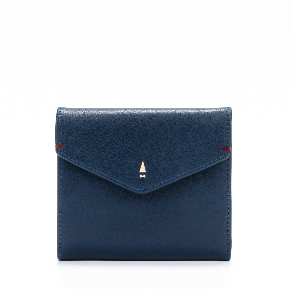 Envelope Flap Coin Small Bifold Wallet (Nappa Leather | RFID)