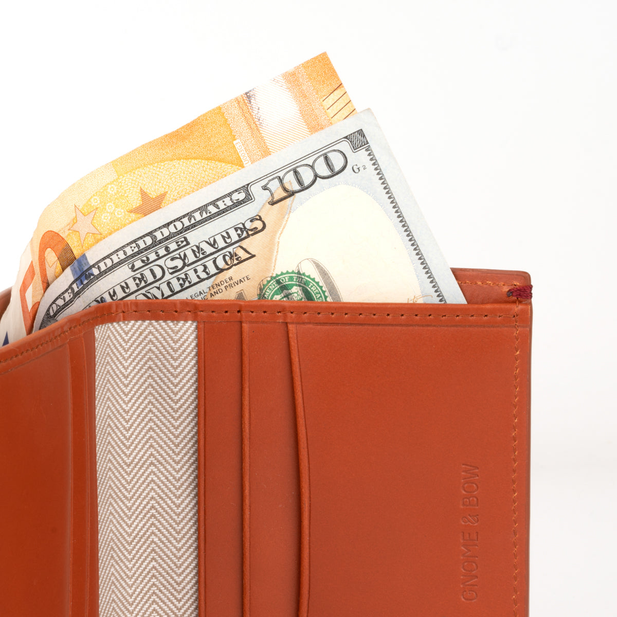 Gulliver Coin Slot Small Bifold Wallet (Wax Leather | RFID)