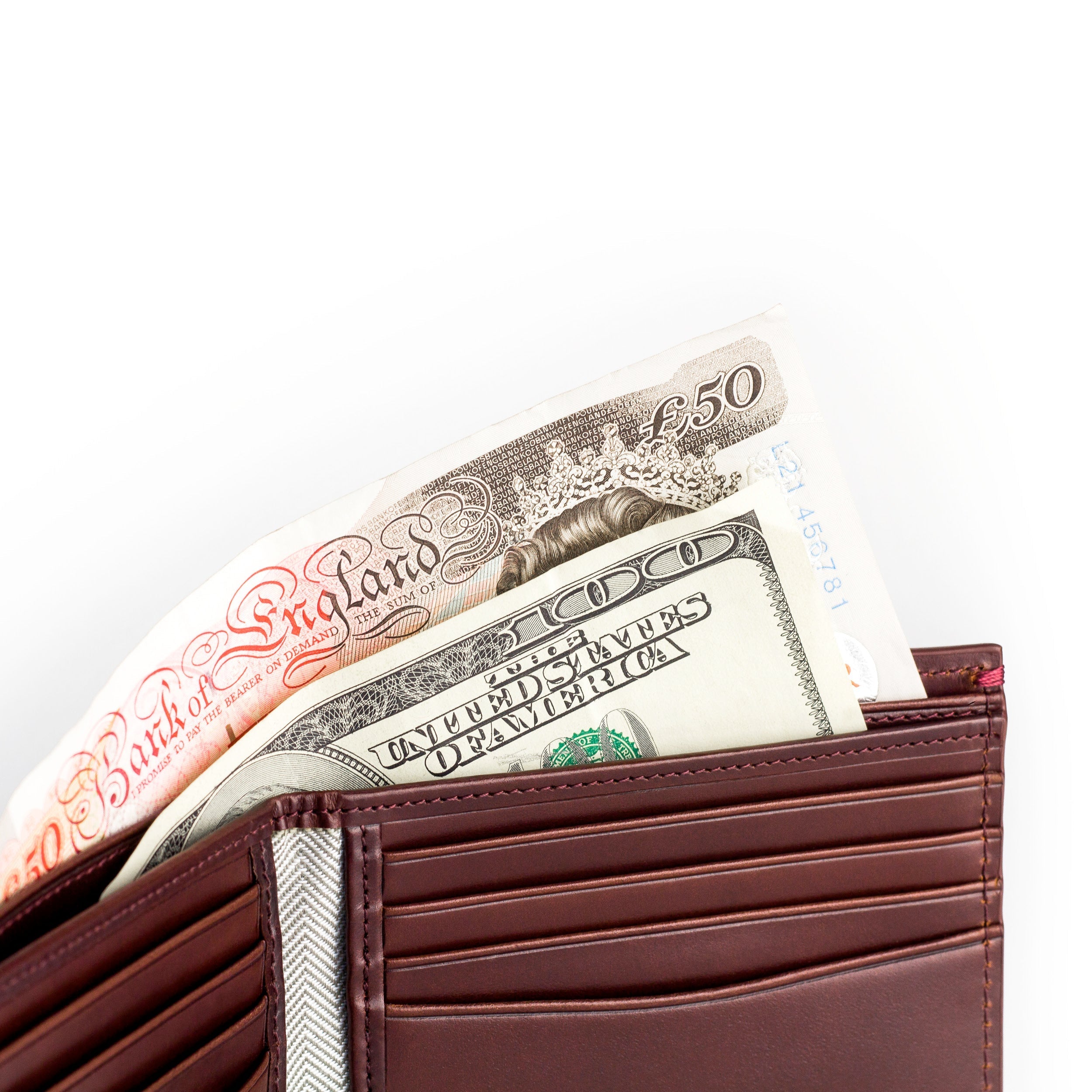 Gulliver Coin Slot Bifold Wallet (Wax Leather | RFID)
