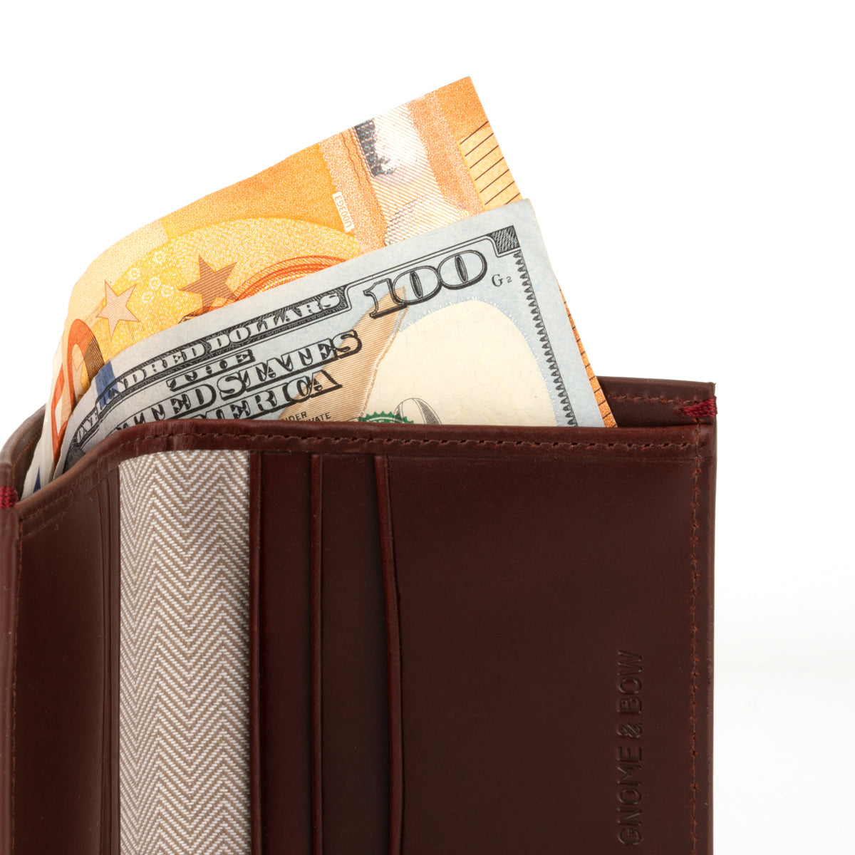 Gulliver Coin Slot Small Bifold Wallet (Wax Leather | RFID)