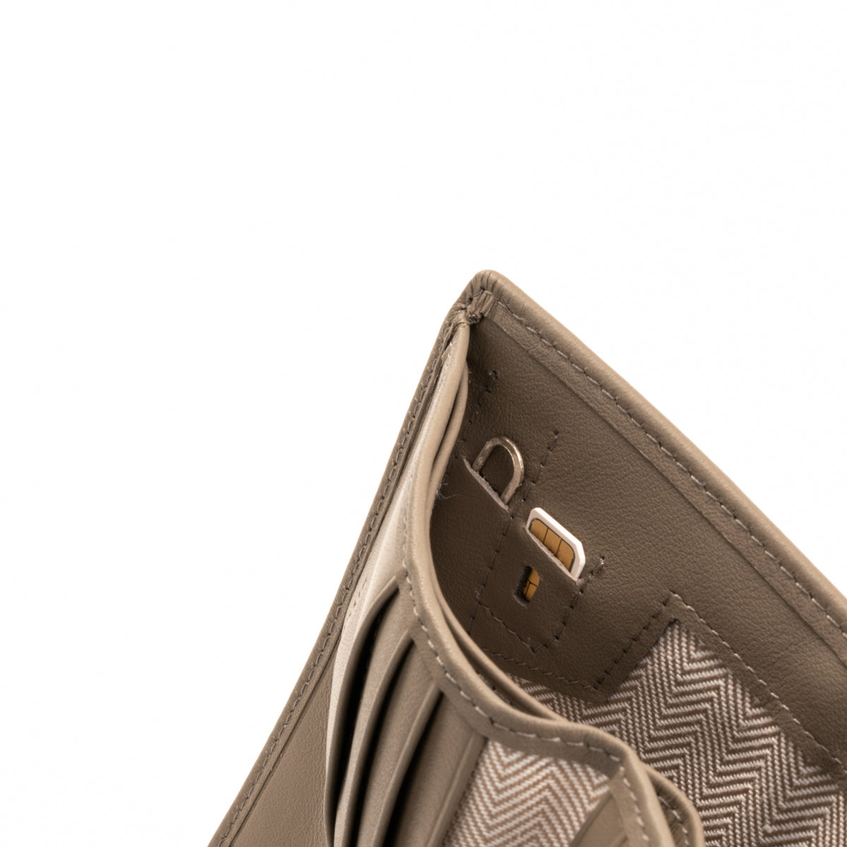 Envelope Flap Coin Small Bifold Wallet (Nappa Leather | RFID)