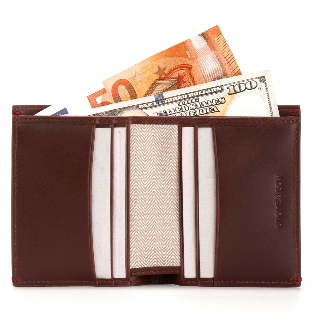 Gulliver Coin Slot Small Bifold Wallet (Wax Leather | RFID)