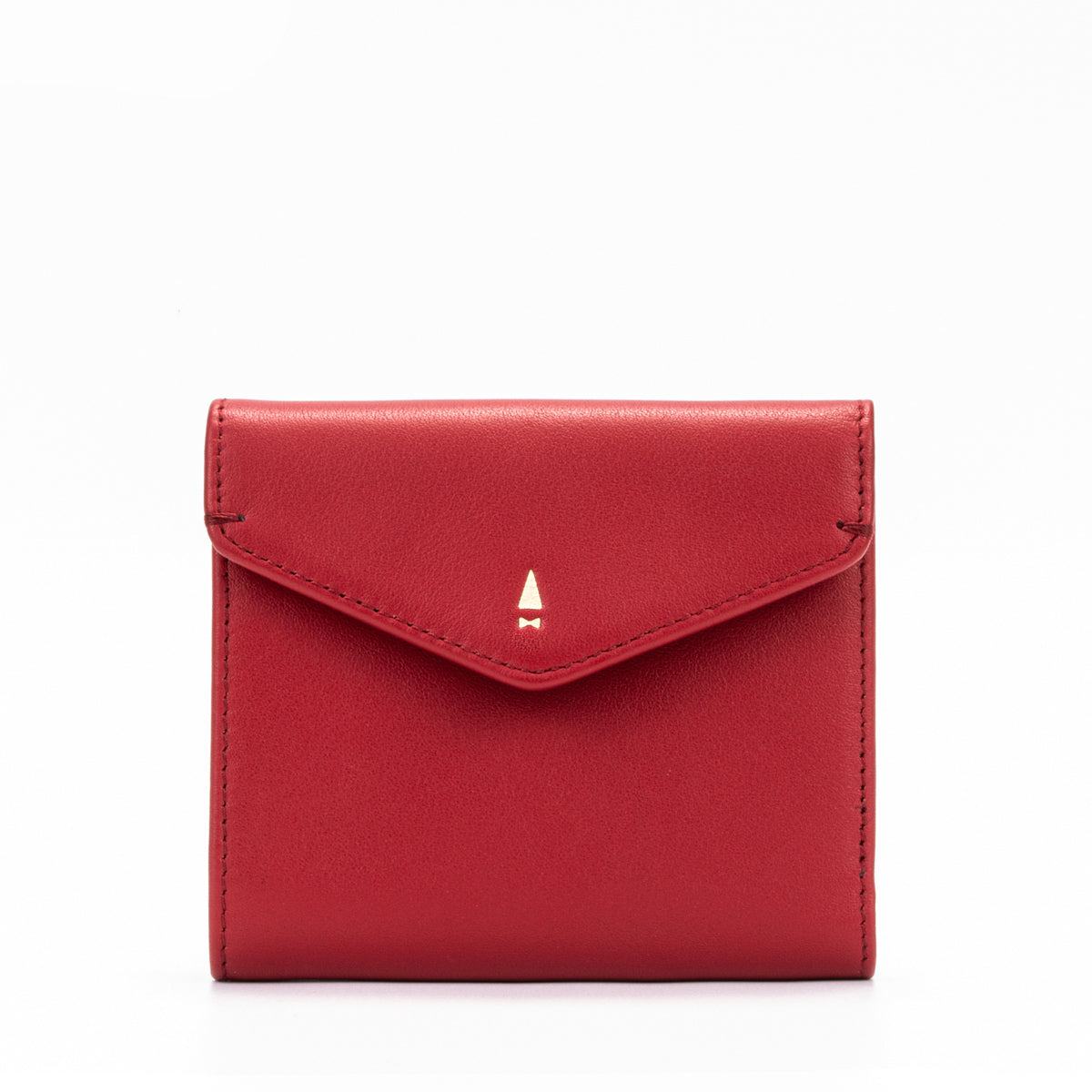 Envelope Flap Coin Small Bifold Wallet (Nappa Leather | RFID)