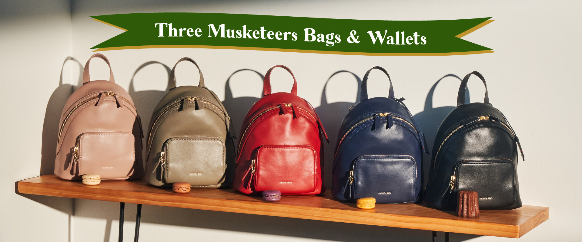 Three Musketeers Nappa USA Leather Bags