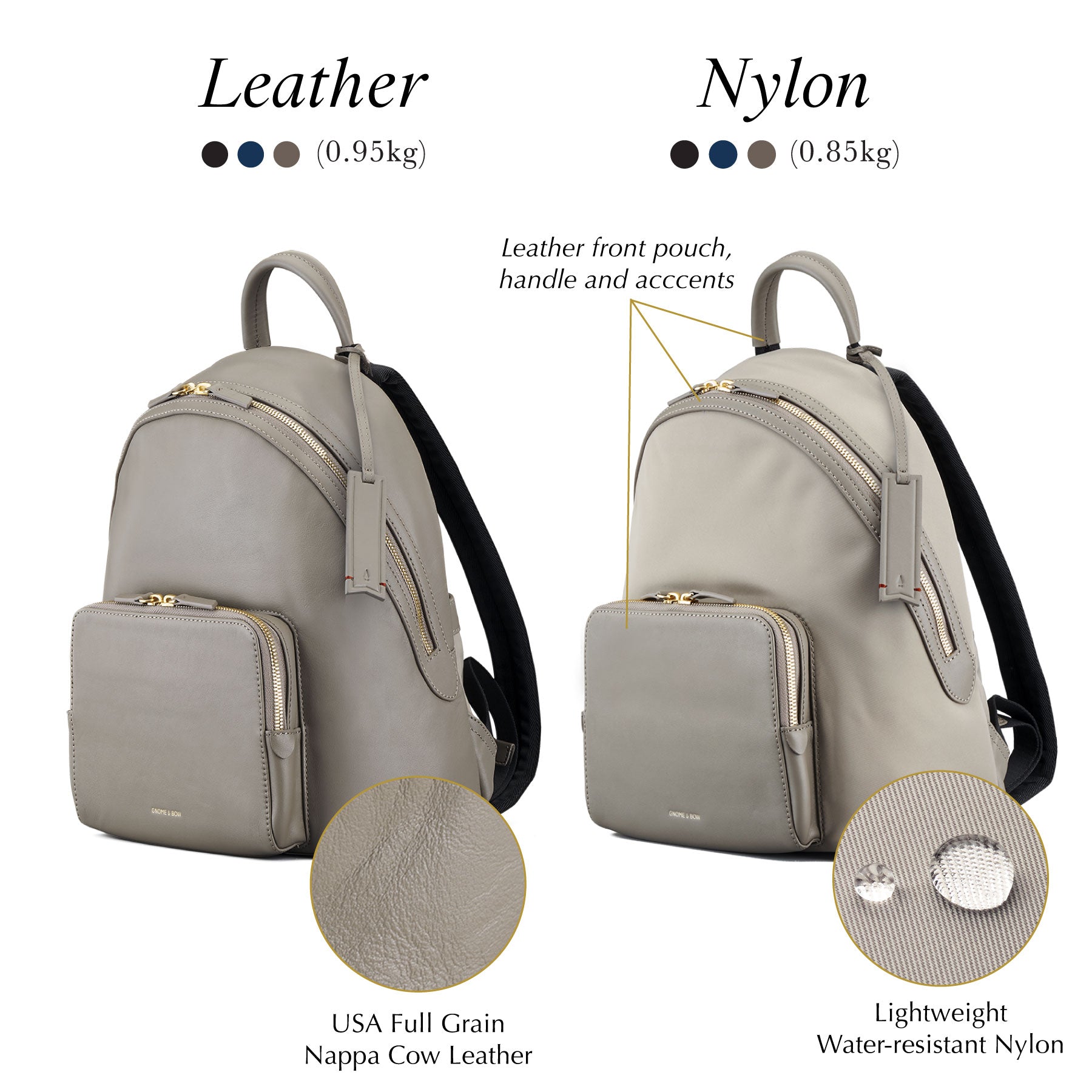 Athos Medium Travel Backpack (Leather)