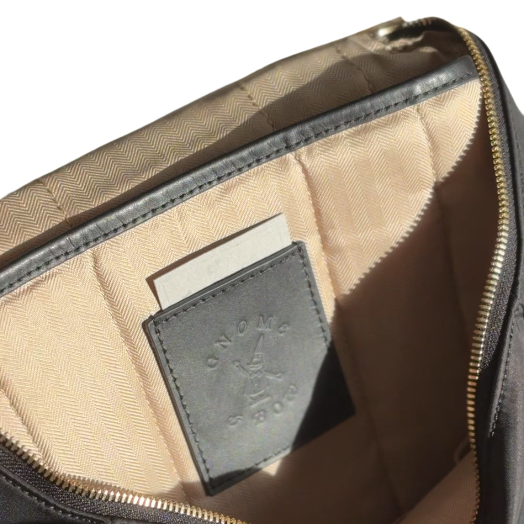 Dryna 14" Laptop Nylon Leather Backpack V2 - Black [EARLY100 PREORDER]