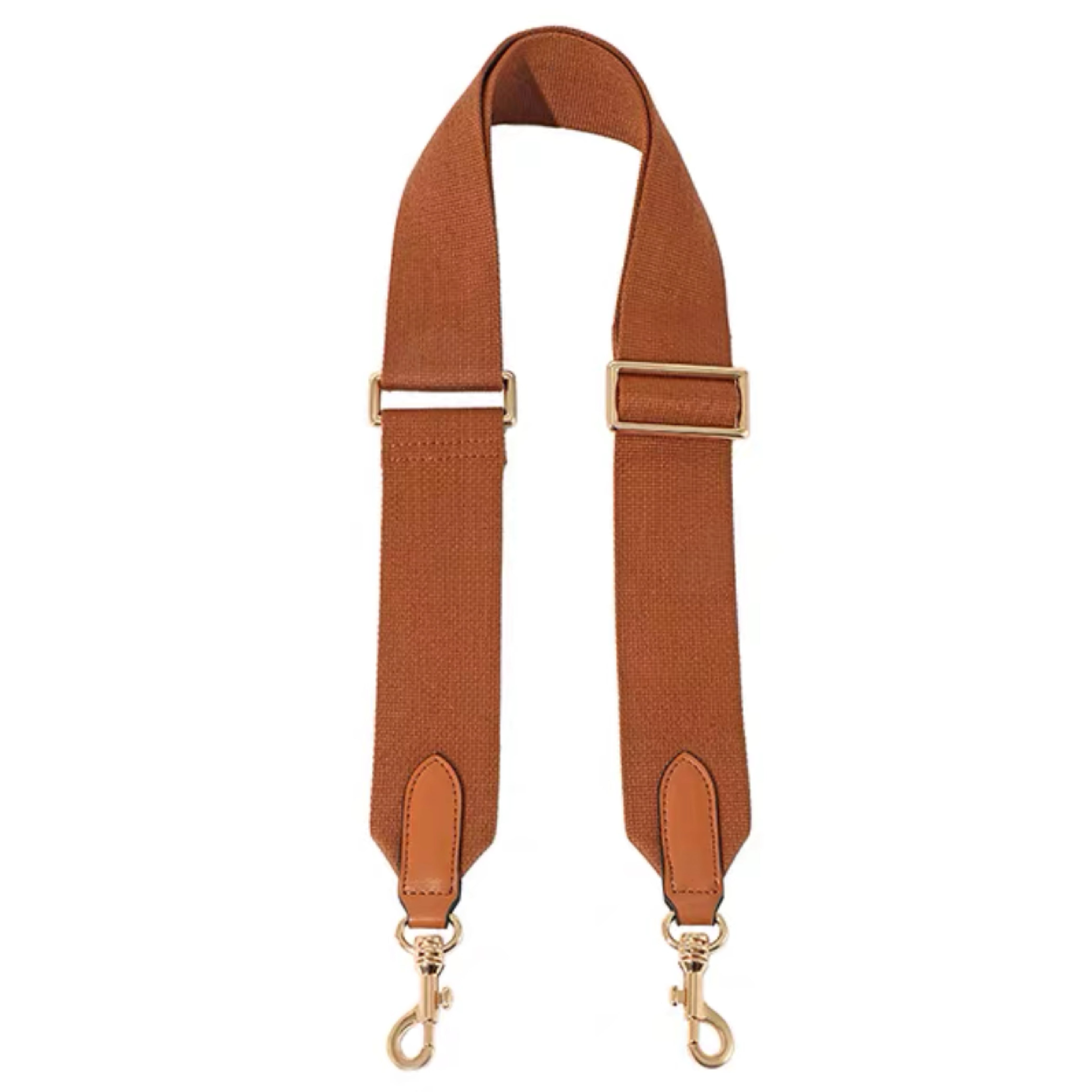 Nylon Twill Webbing 2 Inch Bag Strap (Gold Hardware)